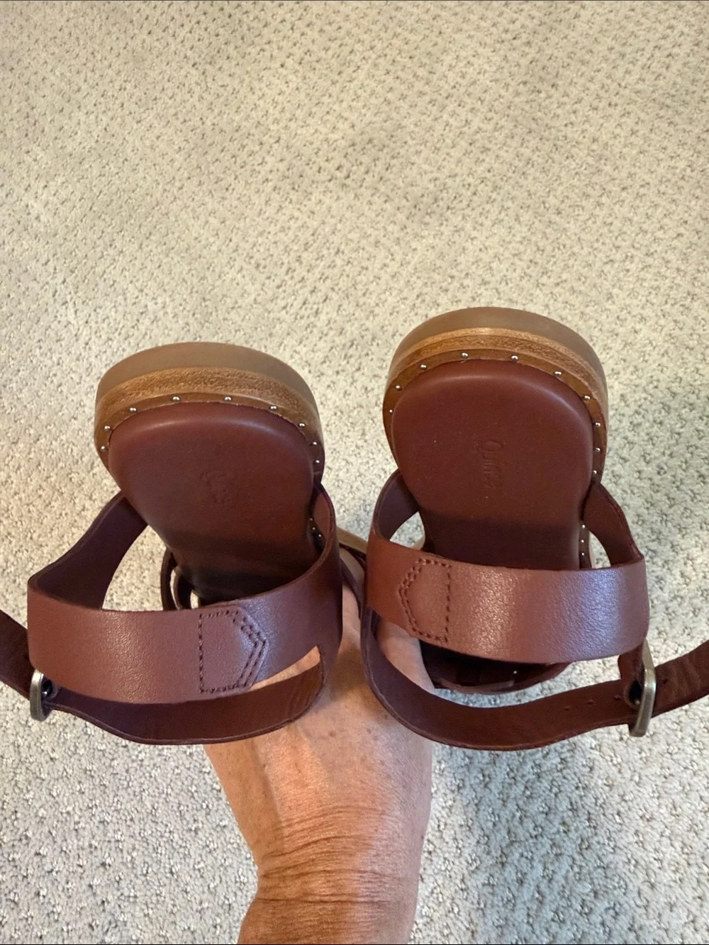 Quince Brown Leather Fisherman Sandals - Picture 8 of 13